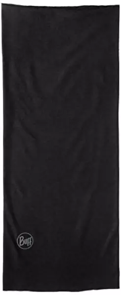 【バフ】 多機能ヘッドウェア ネックカバー ORIGINAL UVカット ストレッチ 透湿 速乾 抗菌 防臭 使い方10通り以上 【日本正規品】 334350:SOLID BLACK EU 22.3×53cm (FREE サイズ)