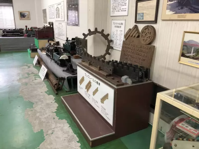 SL資料館の室内展示物