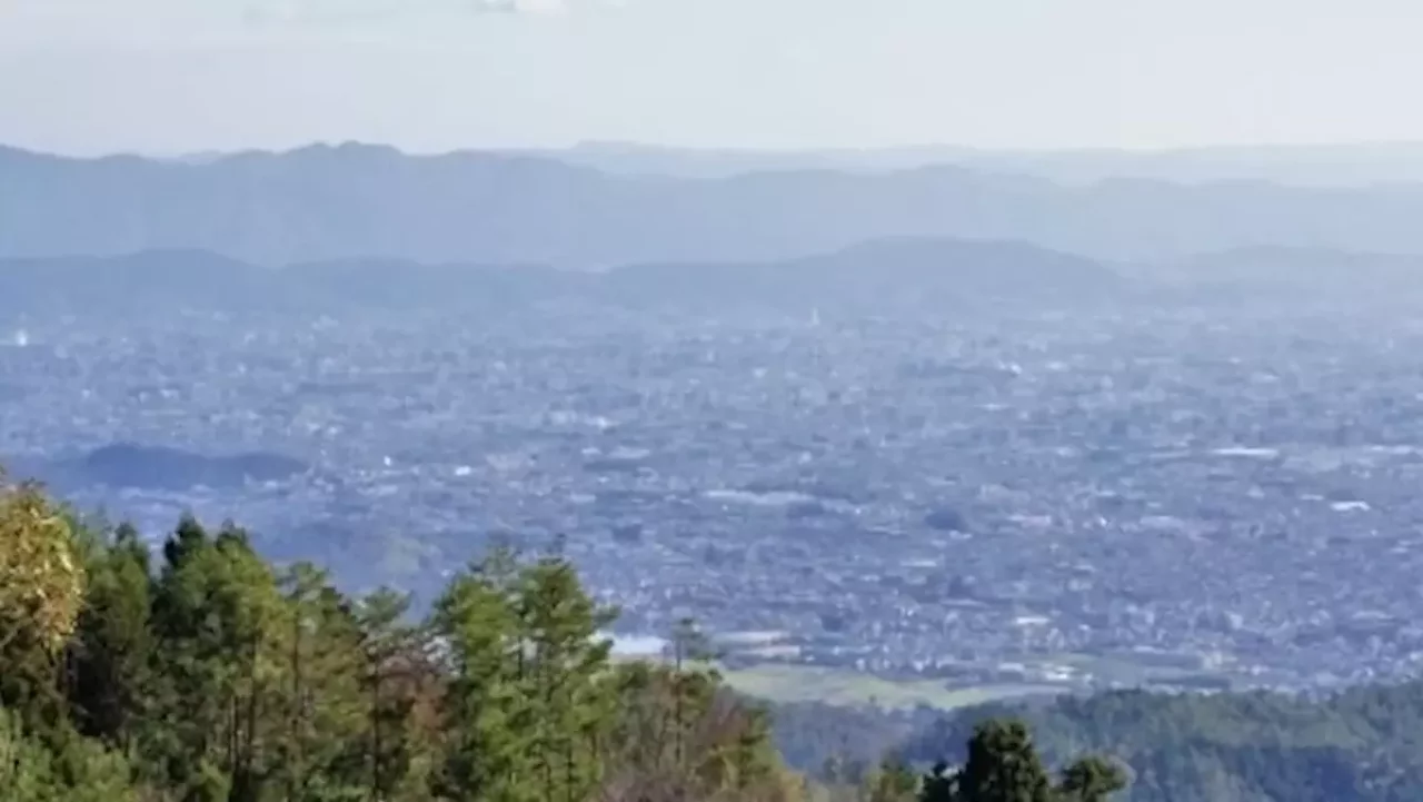 愛宕山 登山 京都の景色