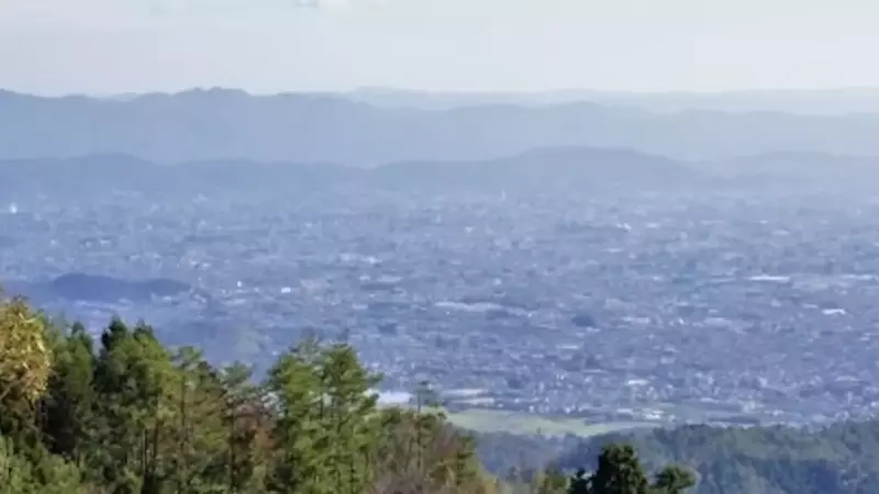 愛宕山 登山 京都の景色