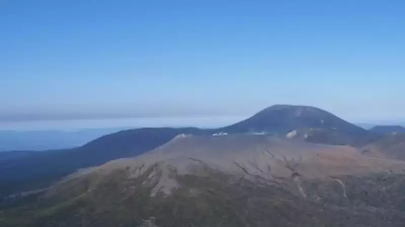 高千穂峰登山天孫降臨ルートから見る霧島連山