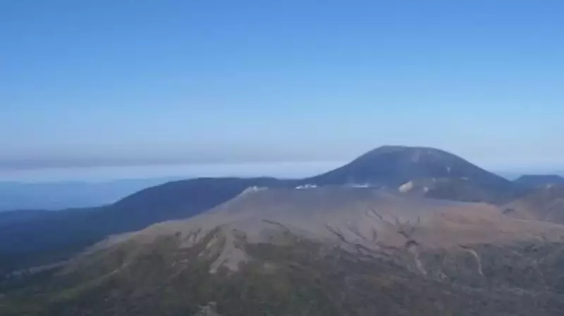 高千穂峰登山天孫降臨ルートから見る霧島連山