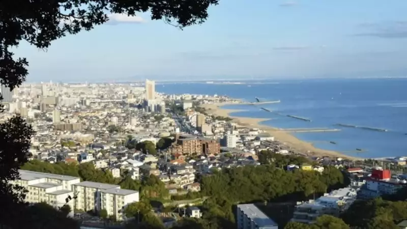 須磨アルプス 鉢伏山の眺望