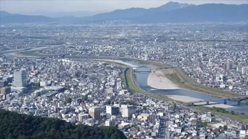 金華山 登山 金華山の眺望