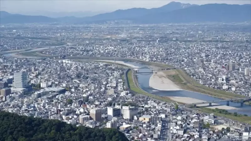 金華山 登山 金華山の眺望