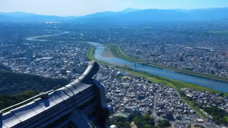 金華山 登山 天守閣からの眺め