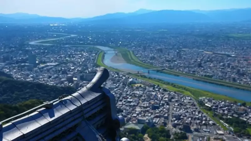 金華山 登山 天守閣からの眺め