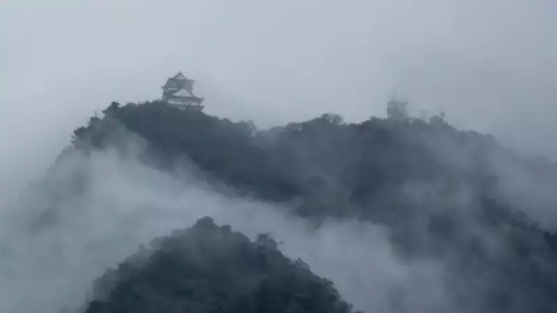 低山 登山 金華山