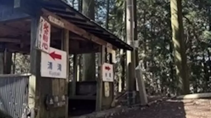 愛宕山 登山 水尾の分かれ道