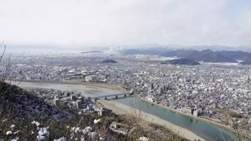 金華山 登山 山頂の眺め