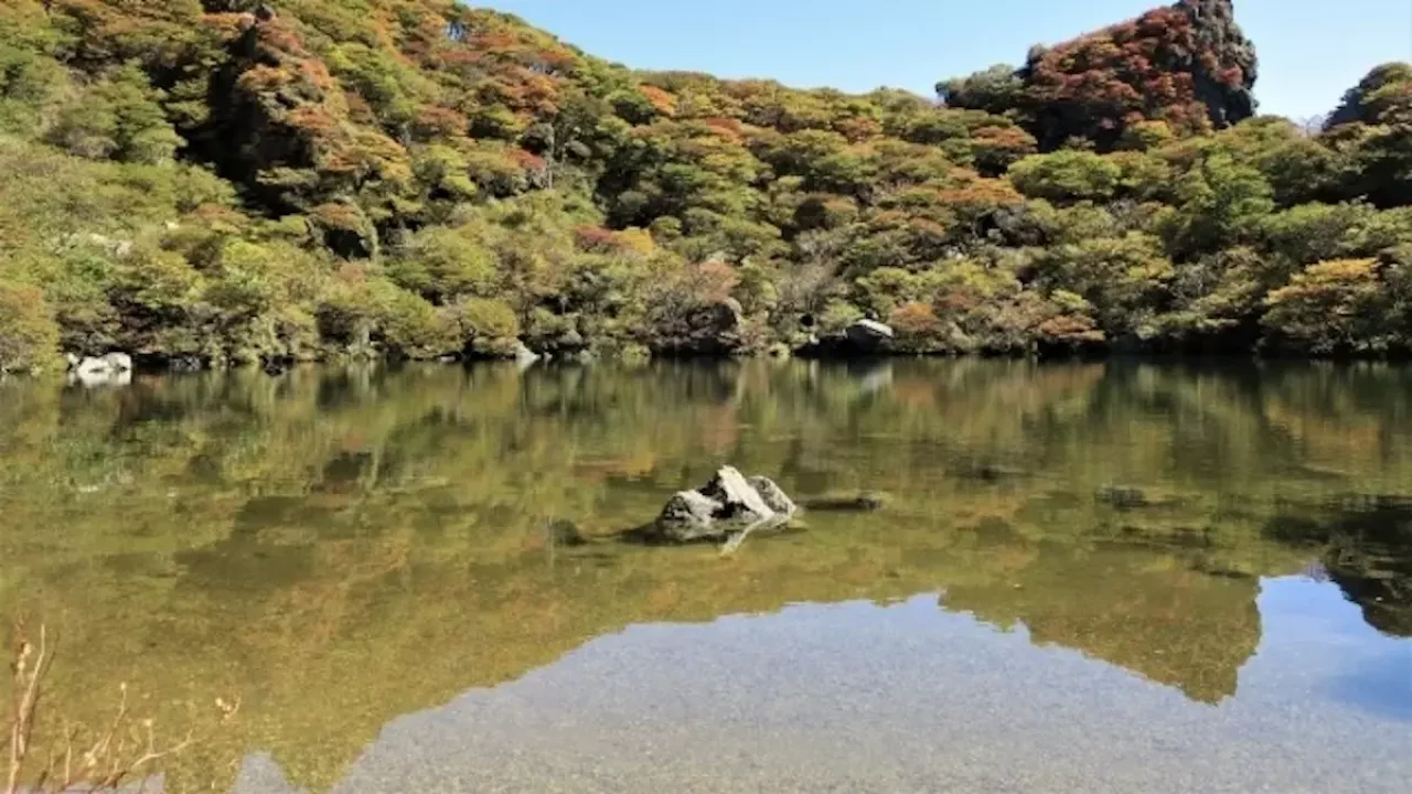 大船山登山山頂の御池