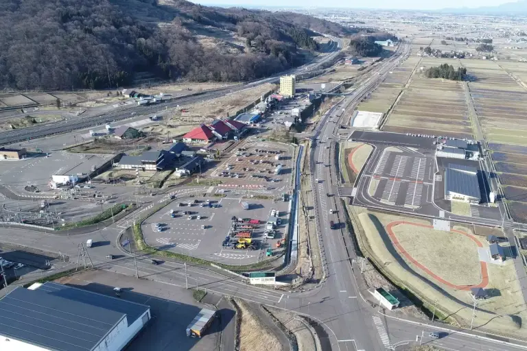 道の駅あらいの俯瞰