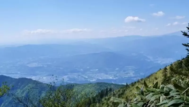 恵那山前宮ルートからの眺望