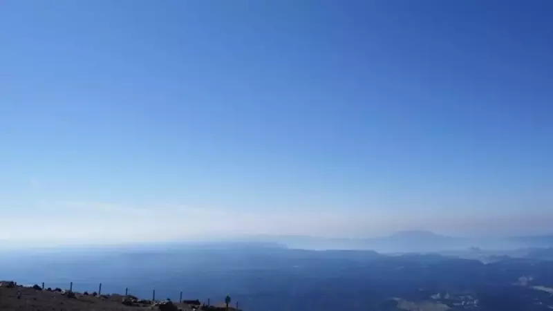 高千穂峰登山山頂からの眺望