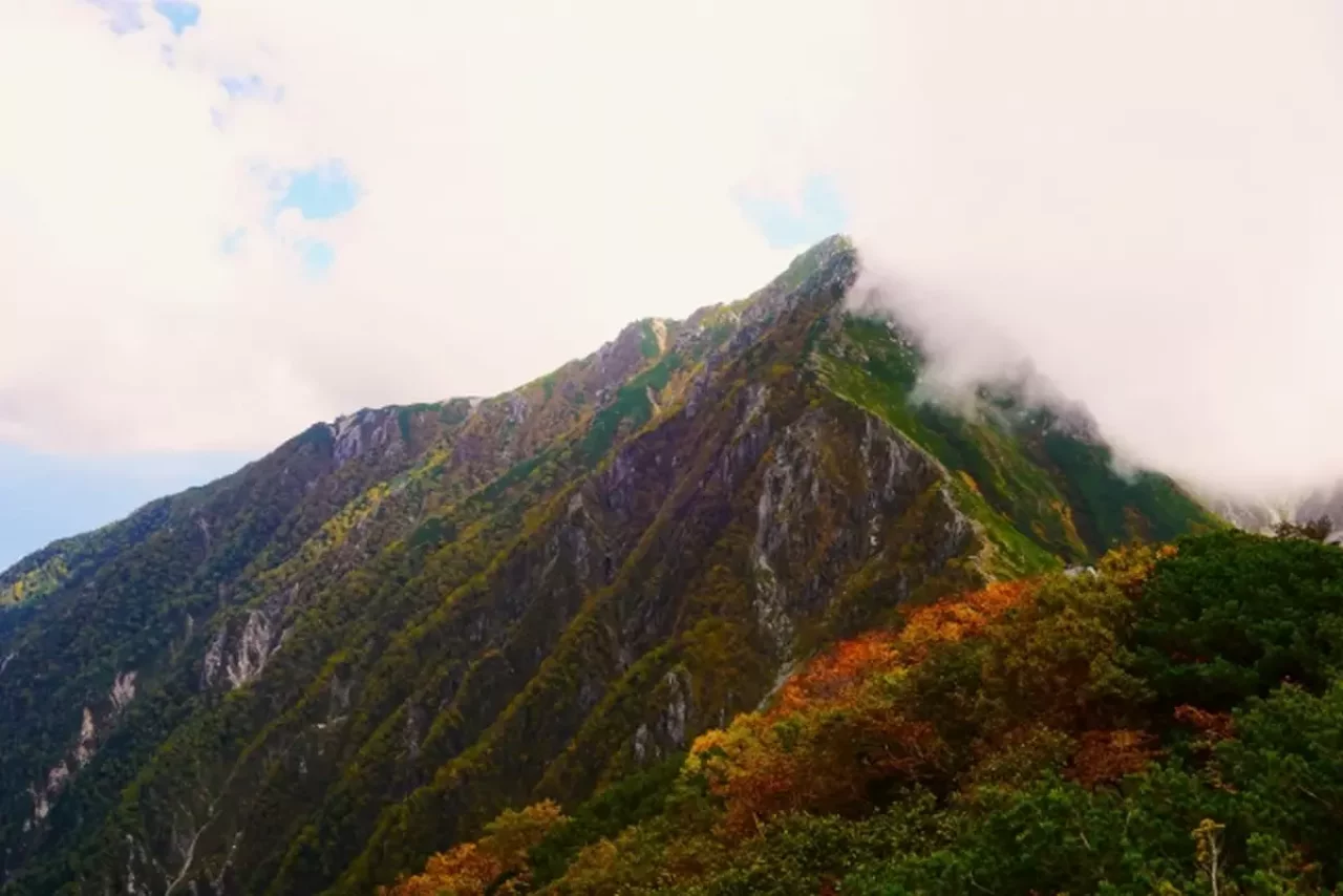 紅葉の空木岳
