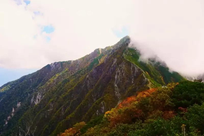 紅葉の空木岳