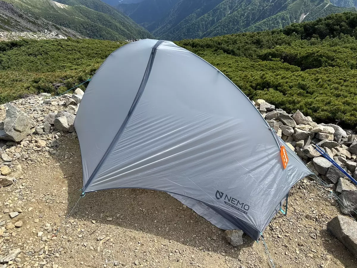NEMOホーネットエリートオズモ1Pをレビュー-ダブルウォールで657g!驚くような軽さで登山装備の軽量化が行える山岳テント