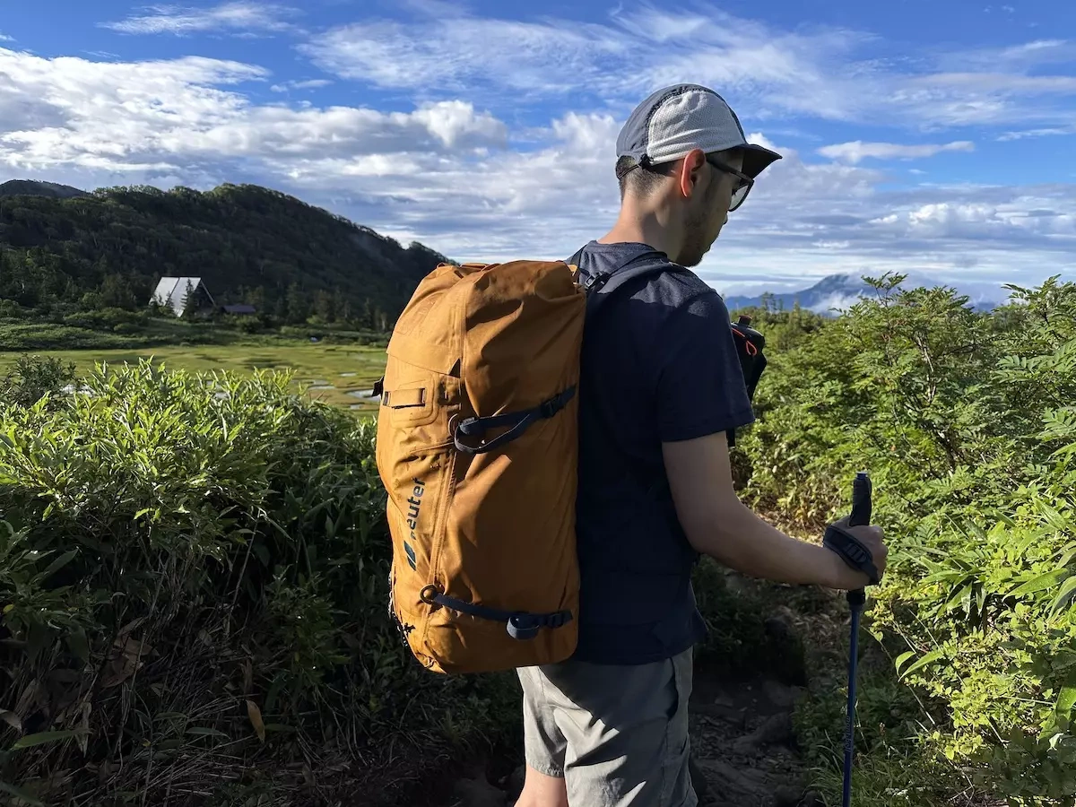 シンプルかつ軽量で防水生地を使用したザック『ドイターデュラセント44+10』