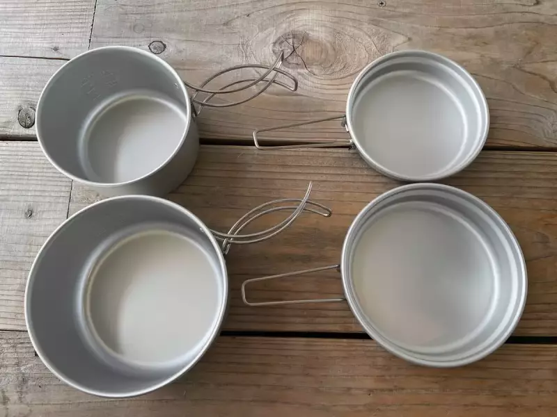 登山 クッカー スタッキング