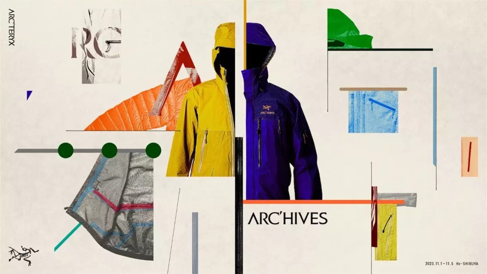 ARC’TERYX 初となるアーカイブ展示会 「ARC‘HIVES」開催_クラフトマンシップの遍歴をアークテリクス40着からひも解く