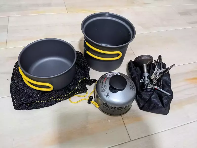 登山 クッカー スタッキング