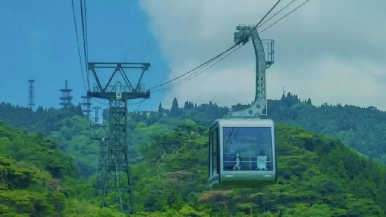 六甲山 登山 紅葉 ロープウェー