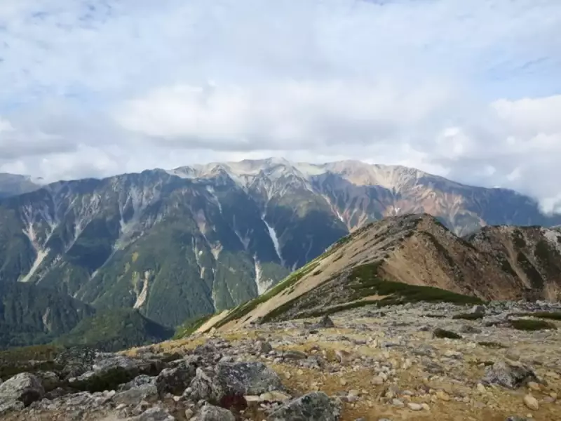 赤牛岳山頂