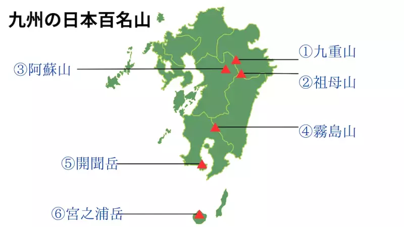 九州日本百名山全6座