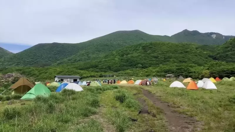 大船山登山坊ガツルテント場