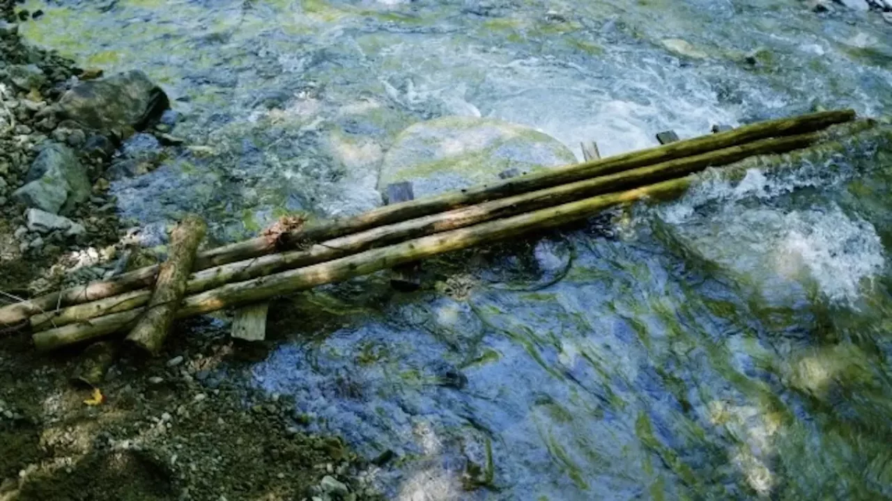 恵那山広河原登山道の沢