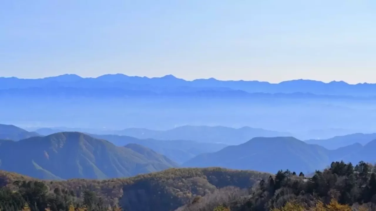 恵那山に坂峠ルートからの眺望