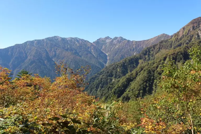 針ノ木岳遠景