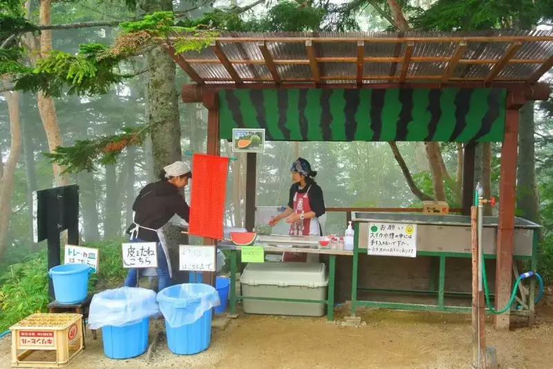 合戦小屋の売り場