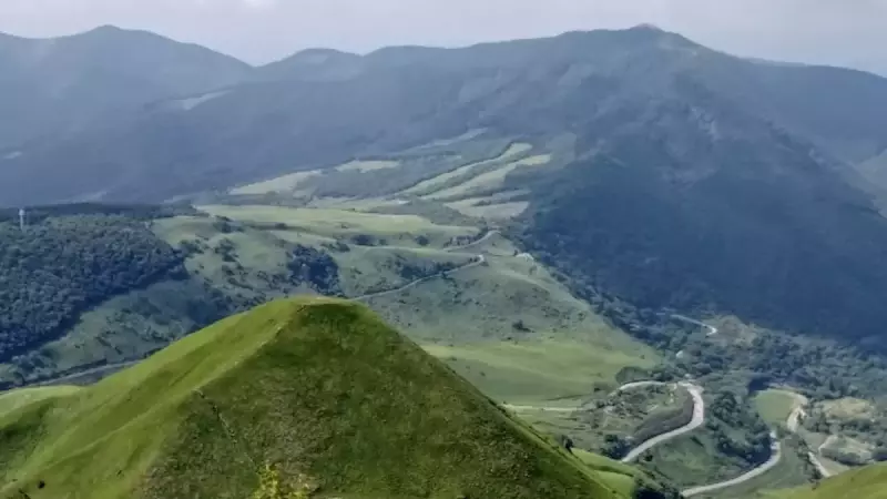 由布岳登山 西登山口ルート飯盛ヶ城
