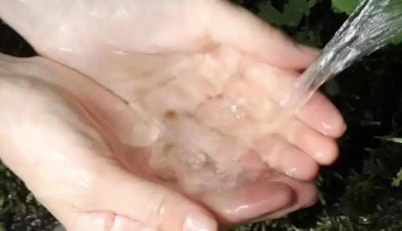 恵那山黒井沢ルート水場