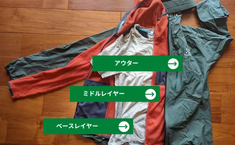 レイヤリングについて
秋 登山 紅葉