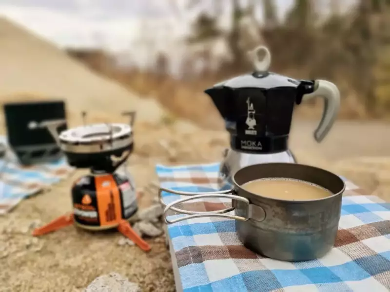 登山 食事 お湯だけ
バーナーなクッカーばど