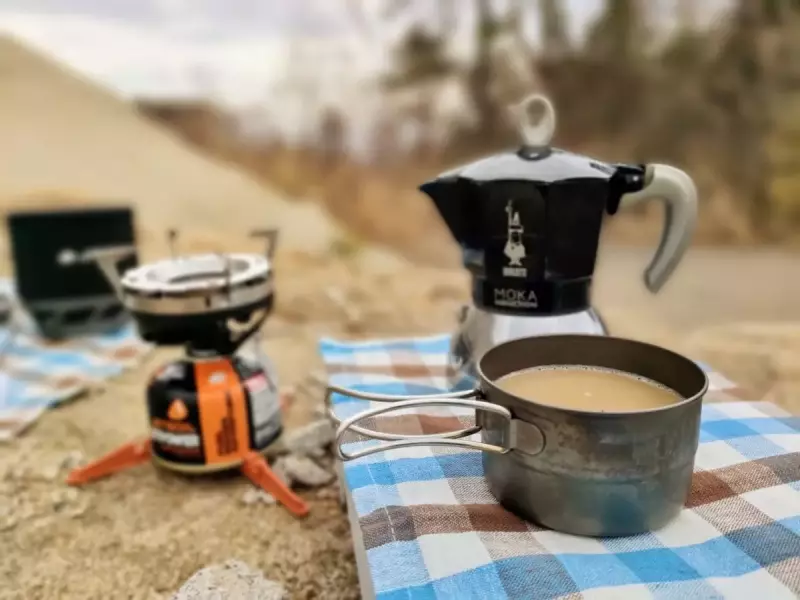 登山 食事 お湯だけ
バーナーなクッカーばど