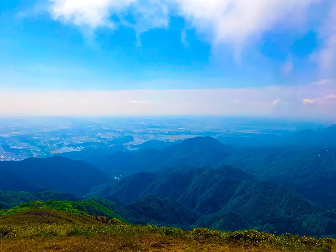 竜ヶ岳からの眺め
